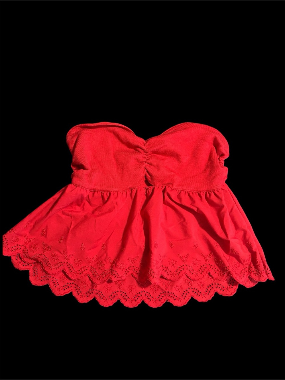 wild fable red tube top